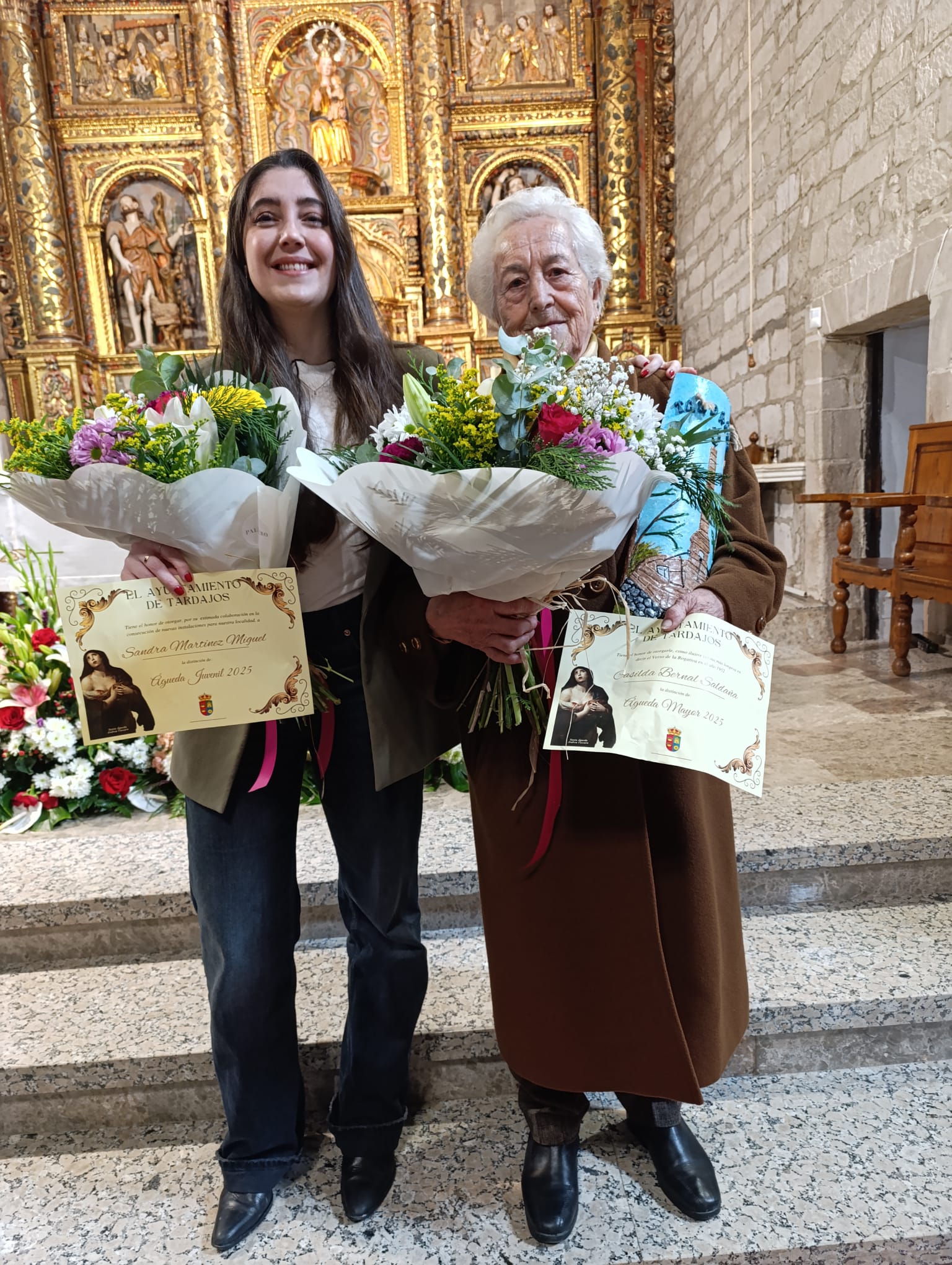 Sandra Martínez y Casilda Bernal, Águeda Juvenil y Águeda Mayor
