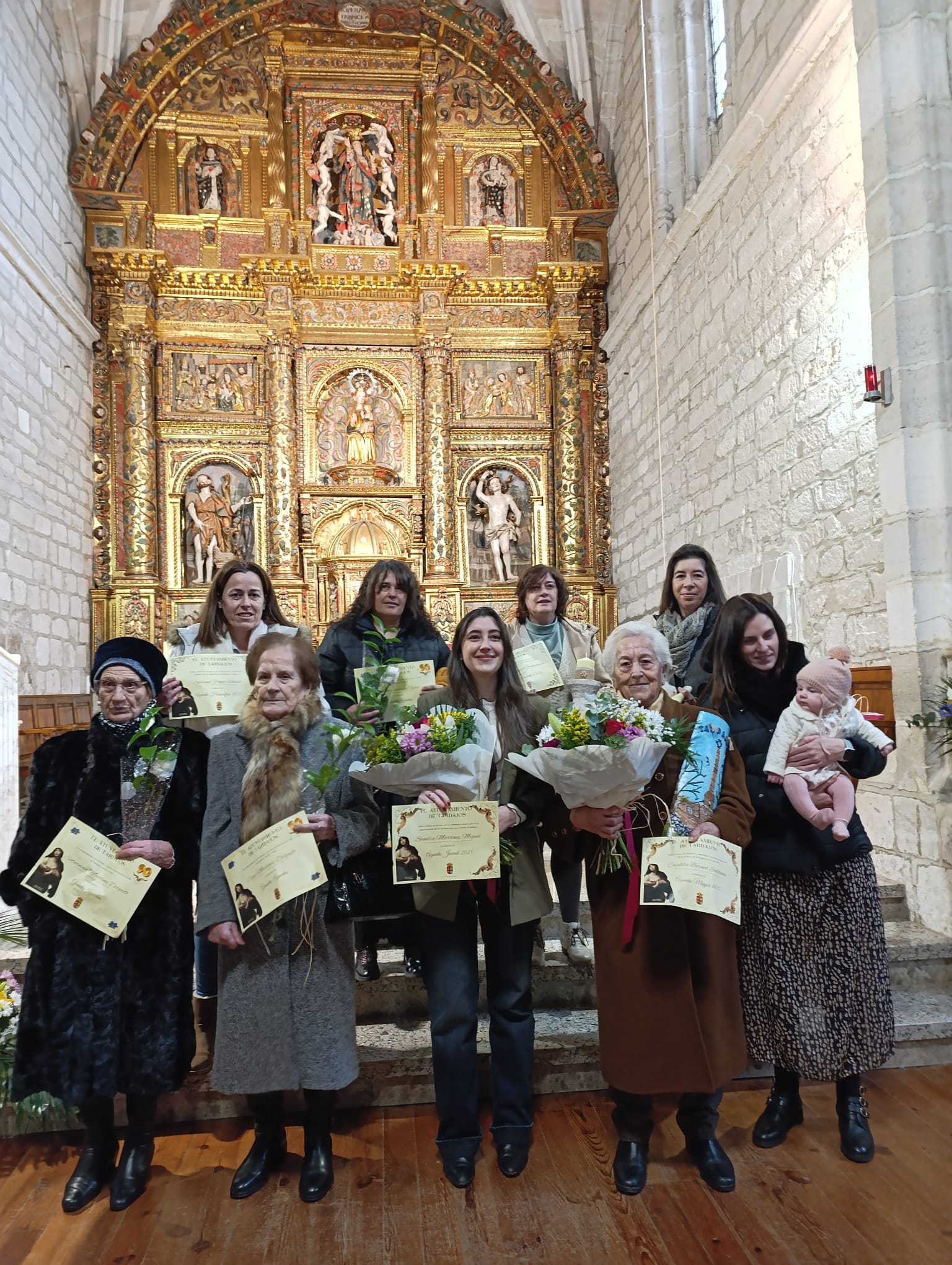 Varias de las homenajeadas