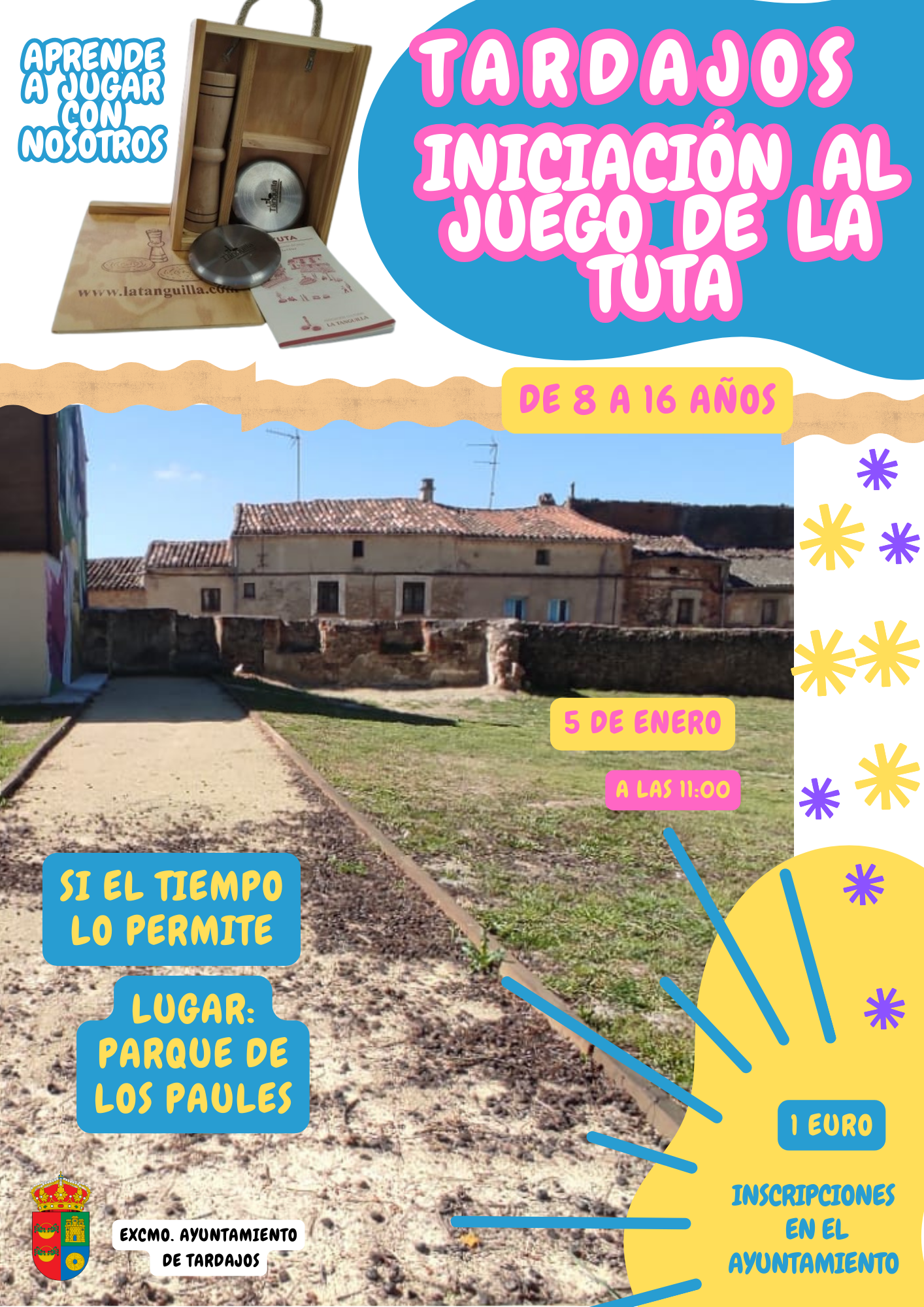 TALLER DE INICIACIÓN A LA TUTA - DE 8 A 16 AÑOS