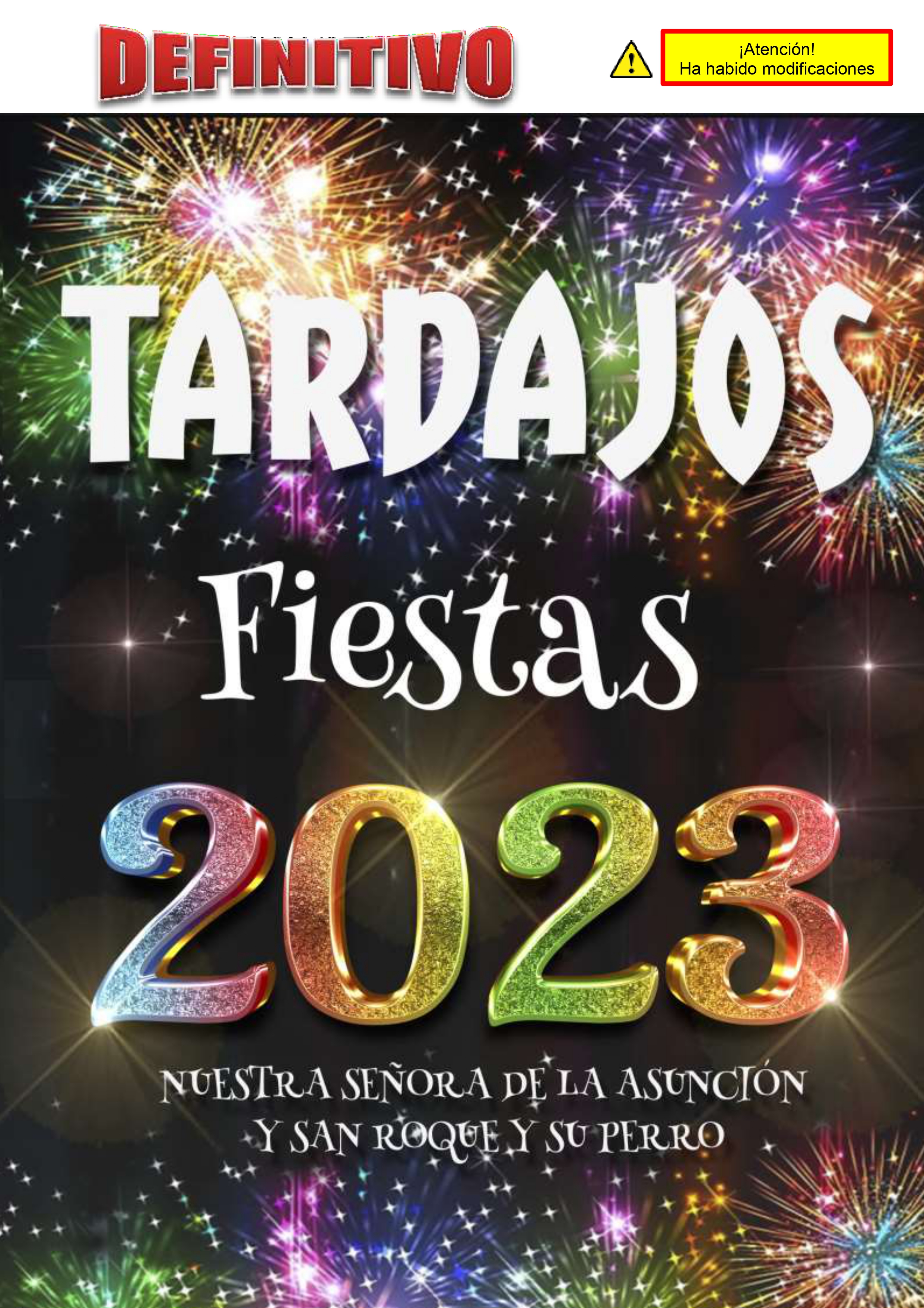 FIESTAS NUESTRA SEÑORA DE LA ASUNCIÓN, SAN ROQUE Y SU PERRO 2023